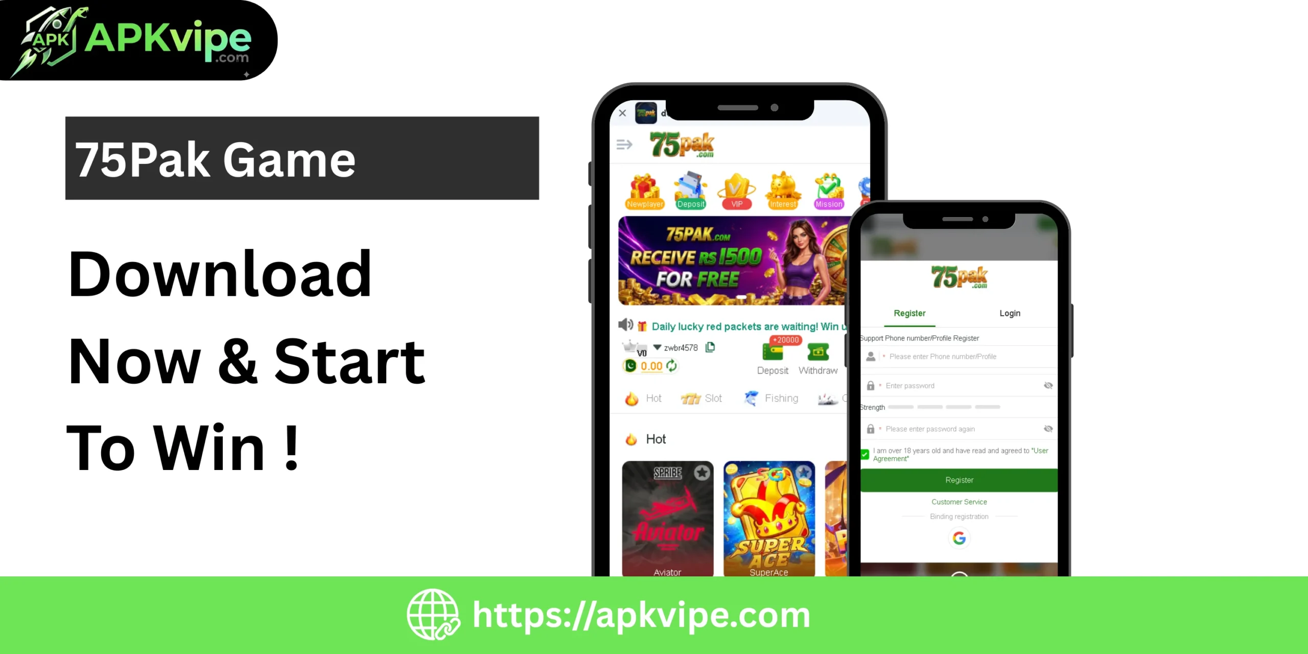 75Pak Game Official APK Download | Best Online Earning App 2